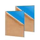 Eszeoee 2 Pack 12'' x 16'' Opaque SkyBlue Acrylic Sheet, 3mm Thick Acrylic Plastic Sheets Plexiglass Boards for Laser Cutting and DIY Craft Projects