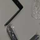 Heavy Duty Shelf Brackets, 4 Pack 6" x 4" Black Metal Shelving Brackets 5mm Thick Shelf Support Bracket for DIY Decorative ( L 6" x H 4" x W1.5)