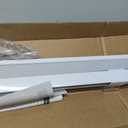 LazBlinds No Drill Cordless Cellular Shades, 31" W × 36" H, Silver White