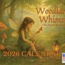 Woodland Whimsy Fairy Calendar 2026 Monthly Wall Calender 12 Month | American Made In The USA