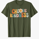 Choose Kindness - Retro Groovy Daisy Be Kind Inspirational T-Shirt XL