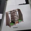 Golf Bag Storage Organizer for Garage, Premium Wooden 2 Golf Bags Rack with Drawer, Easy Assemble Golf Club Stand/Holder Suitable for Garage Home Simulator and Office (Black)