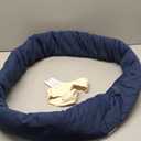 Huzi Infinity Pillow - Home Travel Soft Neck Scarf Support Sleep (Navy)