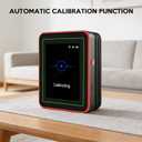 Air Quality Monitor Home Indoor - 15-in-1 Professional Air Meter with HCHO, CO2, PM, TVOC, AQI, Temperature & Humidity, Real-Time Display, App Control, Portable, Accurate for Home & Office Use