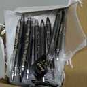 Qeeenar 200 Pcs Christian Gifts Bulk Sets Bible Verse Religious Ballpoint Pen and Notebook Gift Set with Thanks Tags Organza Bag Gift Bulk for Women Church Christian Party Favors(Black,Fresh)