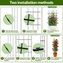 2 Pack Garden Trellis, 47" Trellis for Potted Plants, Tomato Cages, Plant Cages & Supports for Vines Crop, Plant Trellis for Climbing Plants Indoor Outdoor,Flower, Vines, Vegetable, Pots