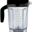 Blender Pitcher 64oz Low-Profile, Compatible with Vitamix 750 5000 5200 5000 6300 7500 Vm0102 Vm0103 Vm0197 E310 Classic/Commercial/Professional Series etc Blender, Blender jar cup