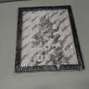 Framed Bathroom Decor Wall Art Wear Crown Frog Toilet Paper Pile - Playful Bathroom wall decor Animal Art black and white canvas wall art print can be hung directly - Frame, 8 "x 10"