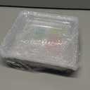 TeamFar Square Cake Pan with Lid (1 Pan & 1 Lid), 8 Inch Square Stainless Steel Baking Tray Cake Brownie Tin For Meal Prep Storage Transporting Food, Healthy & Sturdy, Dishwasher Safe (Silver)