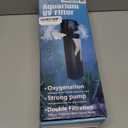 Aquarium U-V Filter Dual Spout 600GPH for Large 100-300 Gallon Fish Tank Silent Canister Internal Filter Cold Plunge Tub Koi Pond Filter, Green Clean Machine Deodorization for Saltwater Freshwater