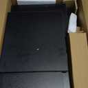 Bathroom Cabinet with 2 Doors, 7.3 x 9.8 x 40.4 Inches, Small Freestanding Storage Cabinet with Adjustable Shelf, Floor Cabinet for Small Spaces, Bathroom, Entrances, Kitchen, Black