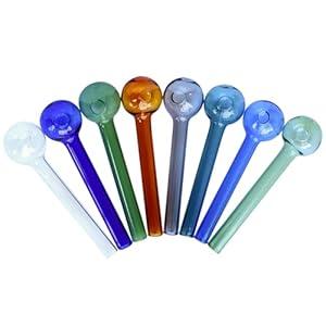 Generic Oil Glass Artisanal Burners Colorfuly for Home (8 Pieces)