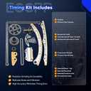 ECCPP New Timing Chain Kit Fits for Honda Accord CR-V Element for Acura TSX 2.4L L4 GAS DOHC 2002-2011