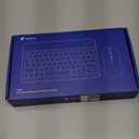 TECURS Bluetooth Keyboard and Mouse Combo for iPad - Rechargeable Wireless Keyboard & Mouse with 7-Color Backlit Compatible with iPad 10th/9th/8th Gen, iPad Pro/Air/Mini, iPhone15/14/13 Pro, Black