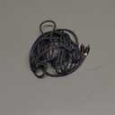 JSAUX 15ft/4.5M Aux to RCA Headphone Male to Male Jack Adapter Nylon Braided 1/8 to RCA Audio Y Cord for Smartphones, MP3, Tablets, Speakers, HDTV - Grey