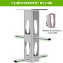Dolibest Heavy Duty In-Ground Umbrella Base, Universal Steel Rustproof Steel Ground Umbrella Stand, Space-Saver Steel Anchor for Outdoor Offset Cantilever and Middle Pole Patio Umbrellas