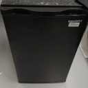 EUHOMY 3.2 Cu.Ft Mini Fridge with Freezer, Single Door Compact Refrigerator, Adjustable Thermostat, Mini Refrigerator Energy Saving, Mini fridge for Bedroom, Dorm, Office, Black