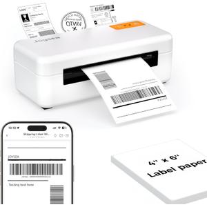 Joysea Bluetooth Shipping Label Printer, E41 Pro 4x6 Wireless Thermal Printer for Amazon, FedEx, USPS Labels, Compatible with iOS, Android, Windows Mac