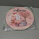 2 x Valentines Day Decorations St Patricks Day Decorations Reversible Valentines Wreath Truck Door Decor Hanging Wall Welcome Sign Wooden Front Door Hanger Wreath for Porch Wall Indoor Home Decor