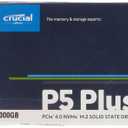 Crucial P5 Plus CT2000P5PSSD8 2 TB Solid State Drive - M.2 2280 Internal - PCI Express NVMe (PCI Express NVMe 4.0 x4)