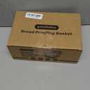 2 x 8 inch Pulp Oval Sourdough Banneton Bread Proofing Basket Baking Supply with Linen Liners for Professional and Homemade Artisan Bread