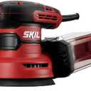 SKIL 5 Random Orbital Sander with Cyclonic Dust Box & 3pc Sanding Sheet - SR211601, Multicolor
