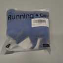 RUNNING GIRL Sports Bras for Women, Medium-High Impact Running Strappy Sports Bra with Removable Pads (Blue, XL)