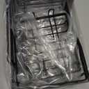 EUDELE Adhesive Shower Caddy, 5 Pack Rustproof Stainless Steel Bath Organizers With Large Capacity, No Drilling Shelves for Bathroom Storage & Home Decor (XL size, Black)