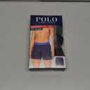 POLO RALPH LAUREN Men's 4D Flex Performance Air Boxer Briefs Regular and Long Leg 3-Pack (Medium, Red/Black/Charcoal - 3 Pack)