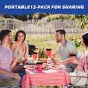 12 Pack Reusable Cup Covers for Alcohol Protection,Washable Elastic Drink Protector for Women,Party & Nightclub Safety Essentials