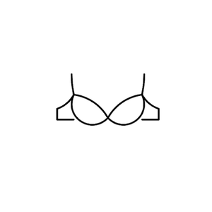 Women's Bra Black XL