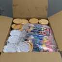 Hushee 12 Sets Ceramic Succulent Planters Paintable Succulent Plant Pots Small DIY Figurines Unpainted Pots with Drainage Hole Color Paints Paintbrushes Palettes (Animal)