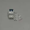 AC Miniature Circuit Breaker, 32 Amp 120V/240V 2 Pole DIN Rail Mount Circuit Breaker, Thermal Magnetic Trip, Solar AC Disconnect Switch MCB C32