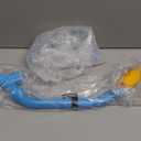 Gintenco Kids Snorkel Set, Diving Mask for Children as Unisex Kids Swimming Goggles, Anti-Fog Diving Mask and Dry Top Snorkel Combo Set for Junior and Youth (Light Blue)