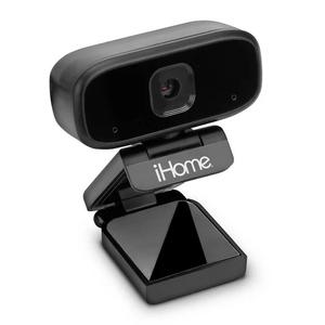 iHome 720p Webcam with External Mic, Auto Light Correction, Multi-OS Support, Desktop/Laptop Ready