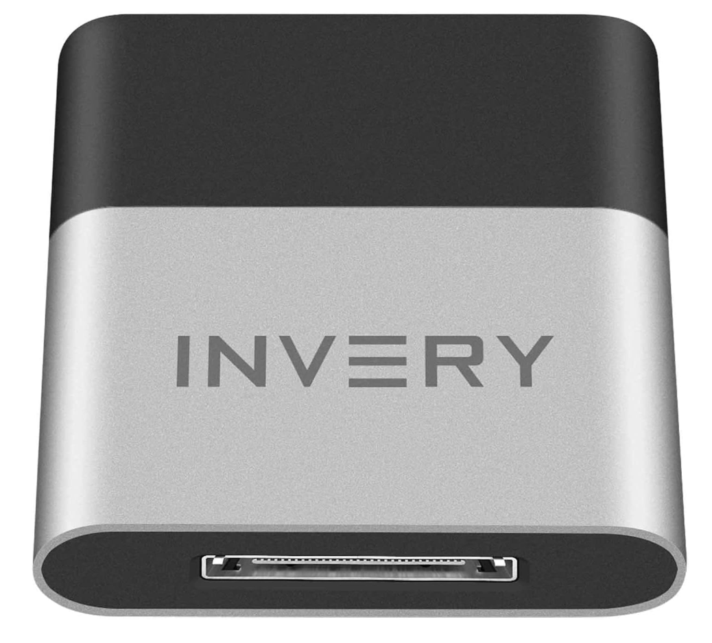 INVERY DockLinQ Pro Bluetooth 5.0 Adapter Receiver for Bose Sounddock and 30 pin iPod iPhone Music Docking Station(Not for Cars)