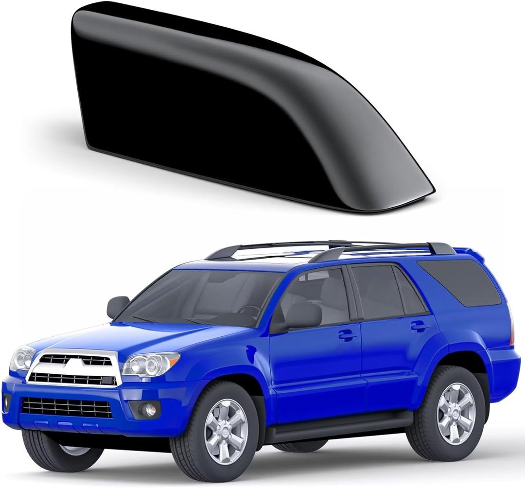 Car Roof Rack End Caps Fit for Toyota 4Runner 4WD N210 2003 2004 2005 2006 2007 2008 2009 Roof Rack Accessories Roof Rail End Cover Roof Luggage Rail Rack Protection Cover Shell Trim 1 Pc Black