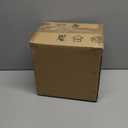 KCO Lighting 1-Light Amber Glass Ceiling Light Fixture Vintage Striped Glass Pendant Light Farmhouse Cylinder Pendant Light Gold Mini Kitchen Island Pendant Lighting Single Hanging Light