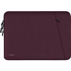 Laptop Sleeve Bag 13.3 inch, Shockproof Protective Computer Cover with Accessories Pocket, Laptop Case Compatible with MacBook Air/Pro 13-13.3 inch, Compatible for MacBook Pro 14 inch, Magenta