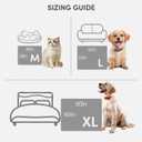 Waterproof Dog Blanket for Couch  Double Sided Washable Cat Puppy Blanket, Durable Furniture Protector for Dogs and Cats, Grey L(6050)"