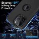 for iPhone 15 Pro Max Case, with Built in Screen Protector Heavy Duty Drop Protection, Full Body Rugged Shockproof Dust Proof Protective Phone Cover for Apple iPhone 15 Pro Max 6.7 (Black)
