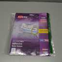 Avery Flexible Printable Name Tag Stickers, 2-1/3" x 3-3/8", Matte White, Removable Adhesive, Laser & Inkjet Compatible, 80 Name Badges Total, Great for Networking, Events, and More (25395) (One Size)