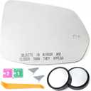 84441692 Passenger Side Mirror Glass Replacement for Chevrolet Blazer 2019-2026 for Cadillac XT4 2019-2023 for XT5 2017-2026 for XT6 20-26 Heated with Blind Spot, Replace 23394627 84539667