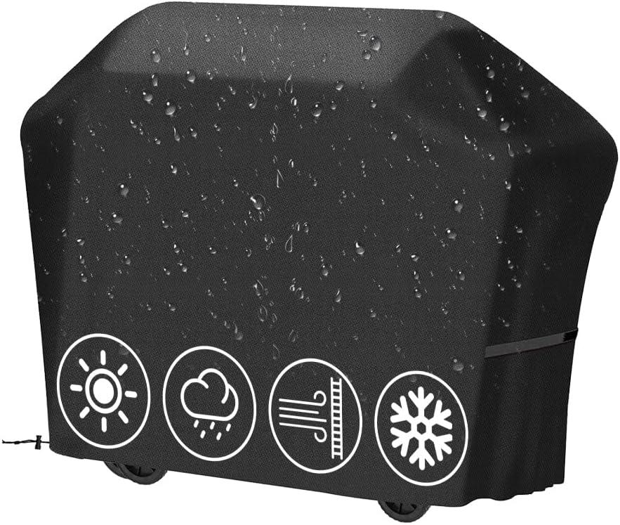 Grill Cover, 67 Inch BBQ Gas Grill Cover for Outdoor Grill, Waterproof, Weather Resistant, UV & Fade Resistant Barbecue Cover, All Weather Protection BBQ Cover for Outside