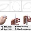 1 ID 1-1/4 OD - 50 ft Clear Plastic Vinyl Tubing, Flexible PVC Hose Lightweight Non-Toxic vinyl Tube for Transfer Water Air Oil