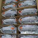 DLLT LED Recessed Ceiling Lights: 12 Pack 6 Inch 5CCT Ultra-Thin Lighting with Junction Box for Bedroom - 1200LM Brightness 12W Eqv 110W Dimmable Canless Wafer Downlight with ETL&FCC-Nickel Brush