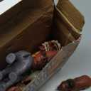 Safari Animals Figures Toys, Realistic Jumbo Wild Zoo Forest Figurines Plastic African Jungle Animals Playset for Kids Toddlers, 16Piece Gift Set