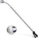 Saillong 39-63 inch 2000 Holes Long Watering Wand, Soft Rain Garden Hose Wand Sprayer Heavy Duty Hose Nozzle Wand with Thumb Flow Control for Hanging Baskets, Shrubs, Greenhouses, Lawn and Seedbed