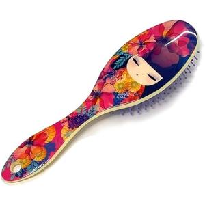 Kimmidoll Hairbrush for women, detangling, plastic comb, 1.4×2.6×6.5 inch (KYOKA)