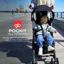 gb Pockit+ All-Terrain, Ultra Compact Lightweight Travel Stroller with Canopy and Reclining Seat in Velvet Black,
Item Dimensions L x W x H	28.94"L x 17.32"W x 39.37"H
Frame Weight	9.5 pounds